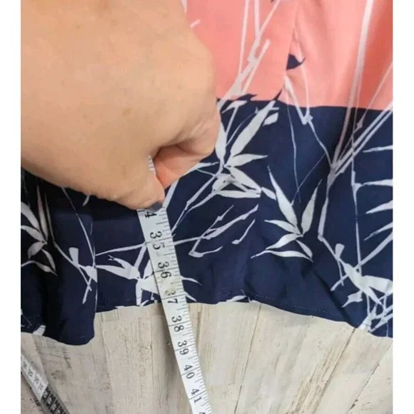 Banana Republic Tropical Dress Women's 12 NWT Beach Vacation Lightweight - Picture 11 of 13